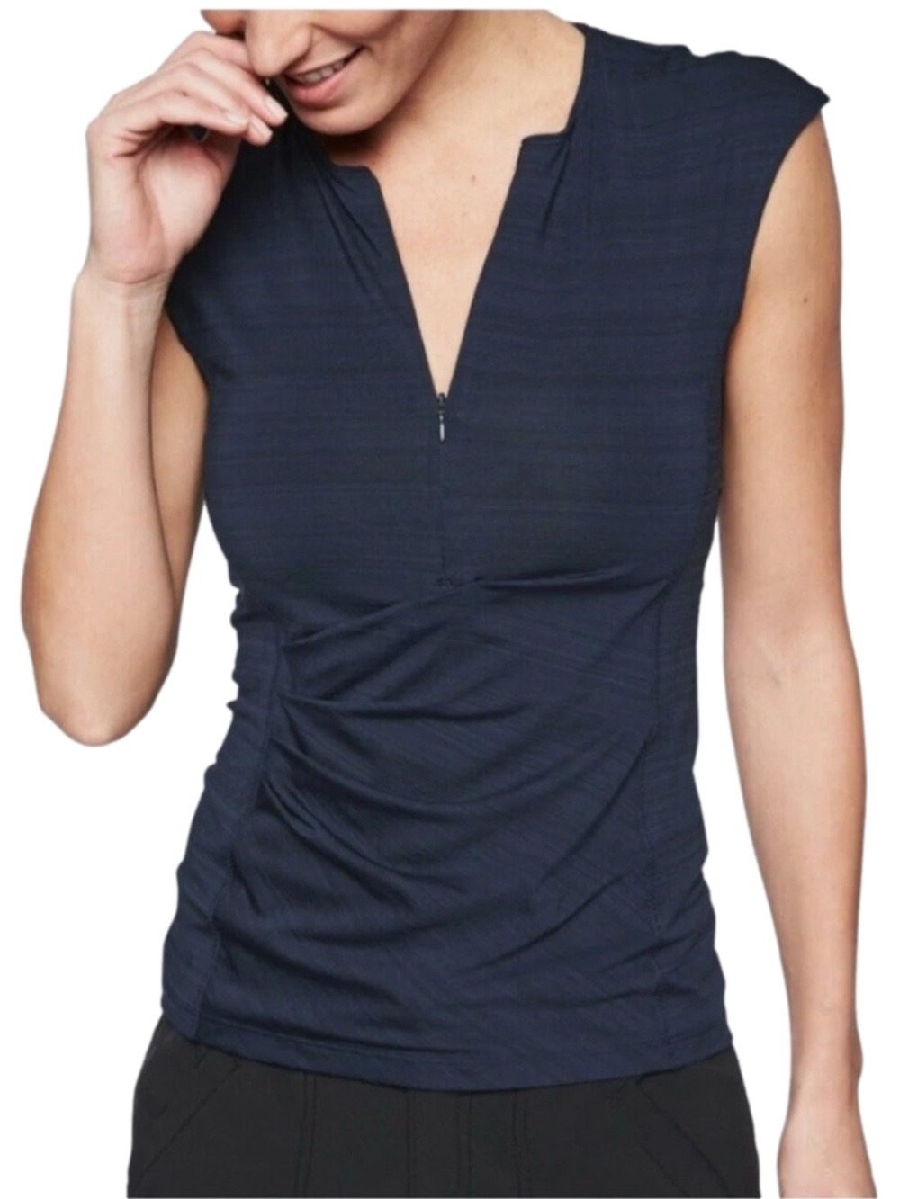 ATHLETA ‘Pacifica’ UPF Half Zip Tank
